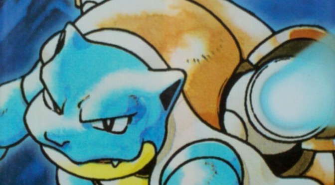 Pokemon Booster Pack Art- Base Set Blastoise