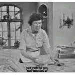 Image of Julia Child taken from twitch.tv's streaming of 'The French Chef'