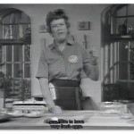 Image of Julia Child from the twitch.tv streaming marathon of 'The French Chef'.