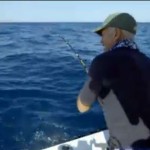 Image of Jeremy Wade fishing for marlin in Season 8 of River Monsters.