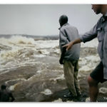 Image of Jeremy Wade by the Congo river