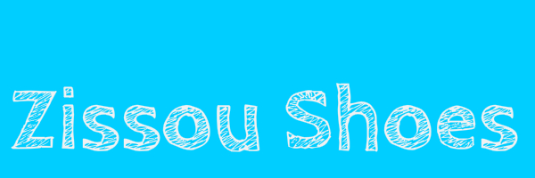 Blue colored banner with text "Zissou Shoes"