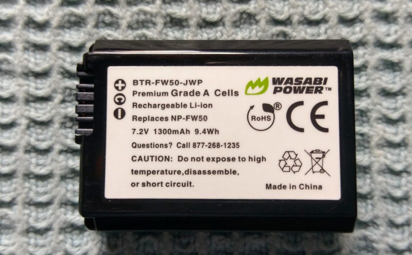 Wasabi Power’s NP-FW50 Replacement Battery – Unstable with the A7 II