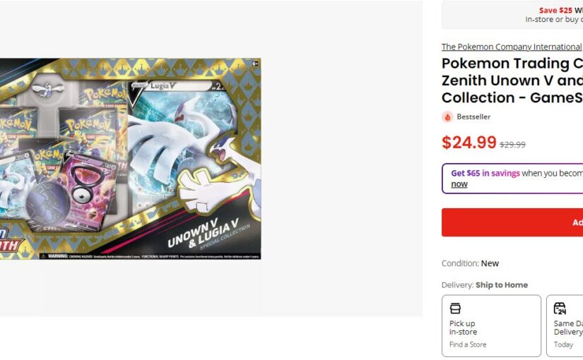 Gamestop is Having a Sale on Exclusive Pokemon!