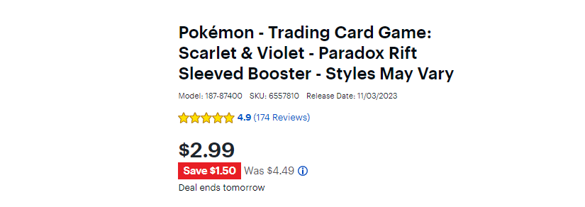 Best Buy is Having a Sale on Sleeved Booster Packs