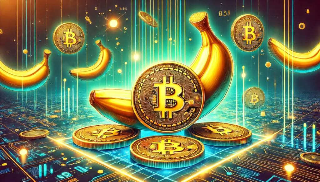 illustration of banana crypto