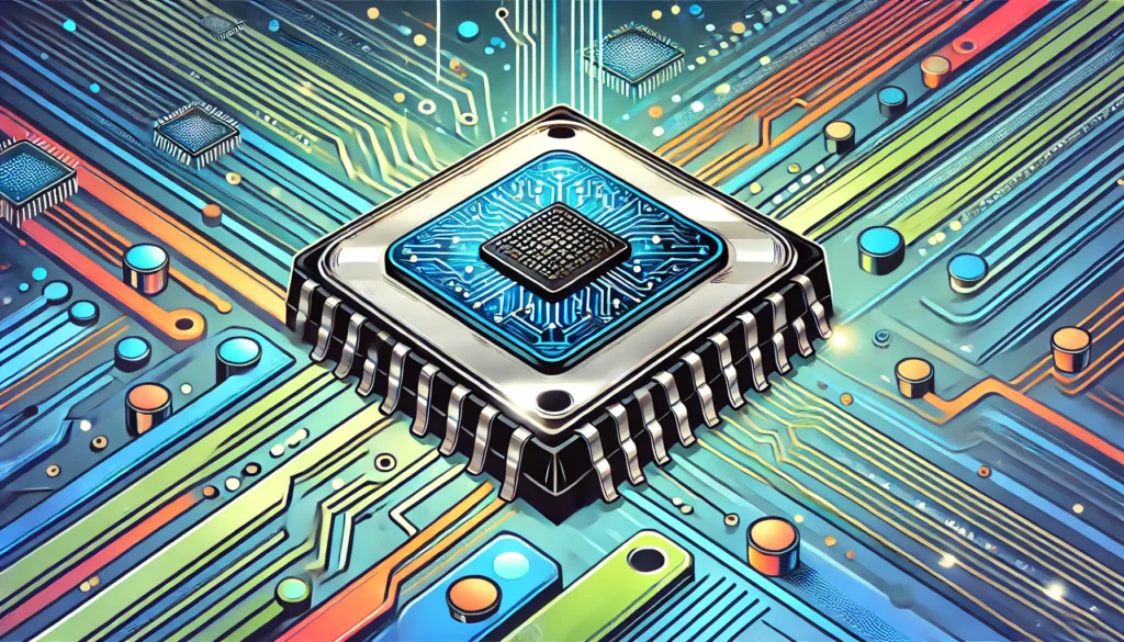 illustration of a semiconductor